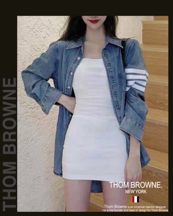 Read more about the article 톰브라운 여성 데님 셔츠