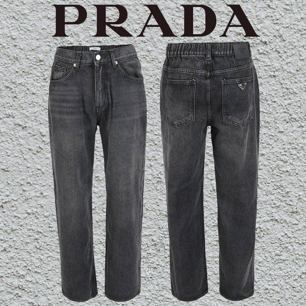 Read more about the article 프라다 반밴딩 블랙 데님 청바지