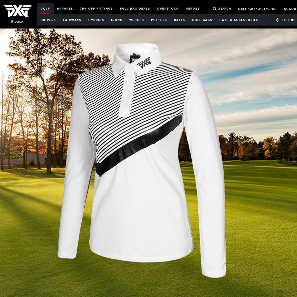 Read more about the article PXG 여성 고기능 사선 긴팔 카라티