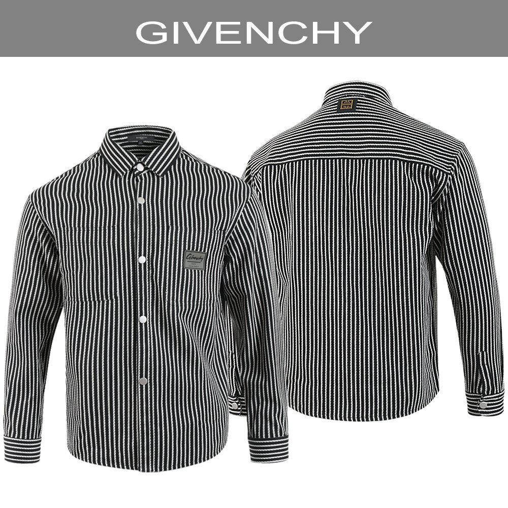 Read more about the article 지방시 백레더 4G 스틸 스트라이프 셔츠