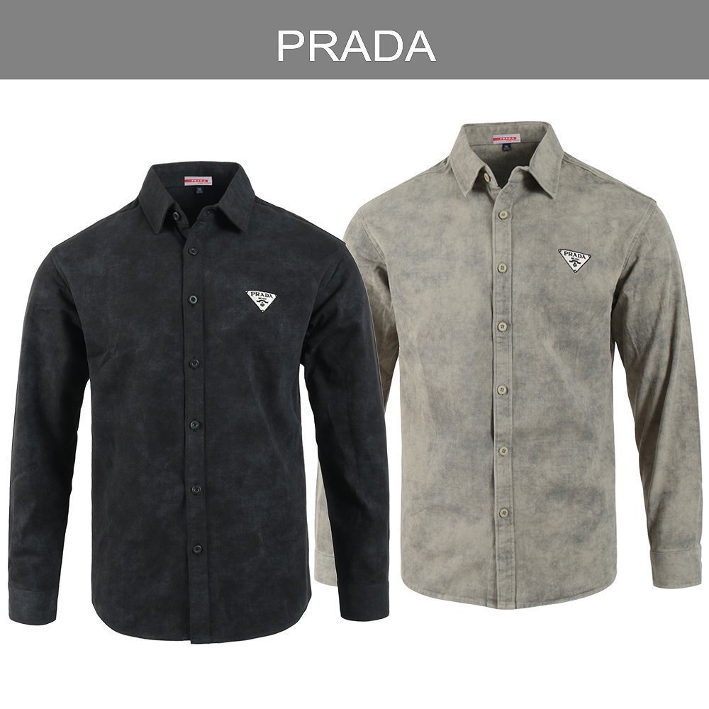 Read more about the article 프라다 클래식 트라이앵글 자수 나염 셔츠