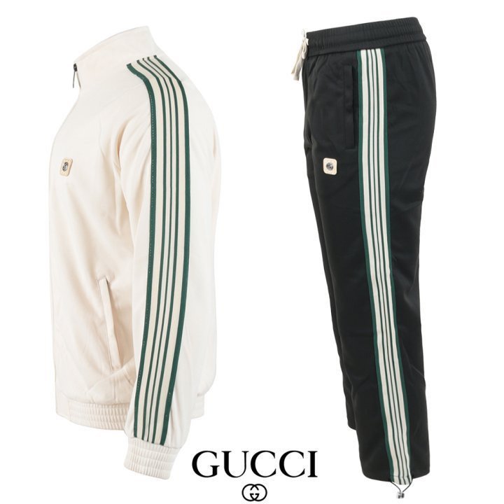 Read more about the article 구찌 스트라이프 스틸 로고 집업 세트