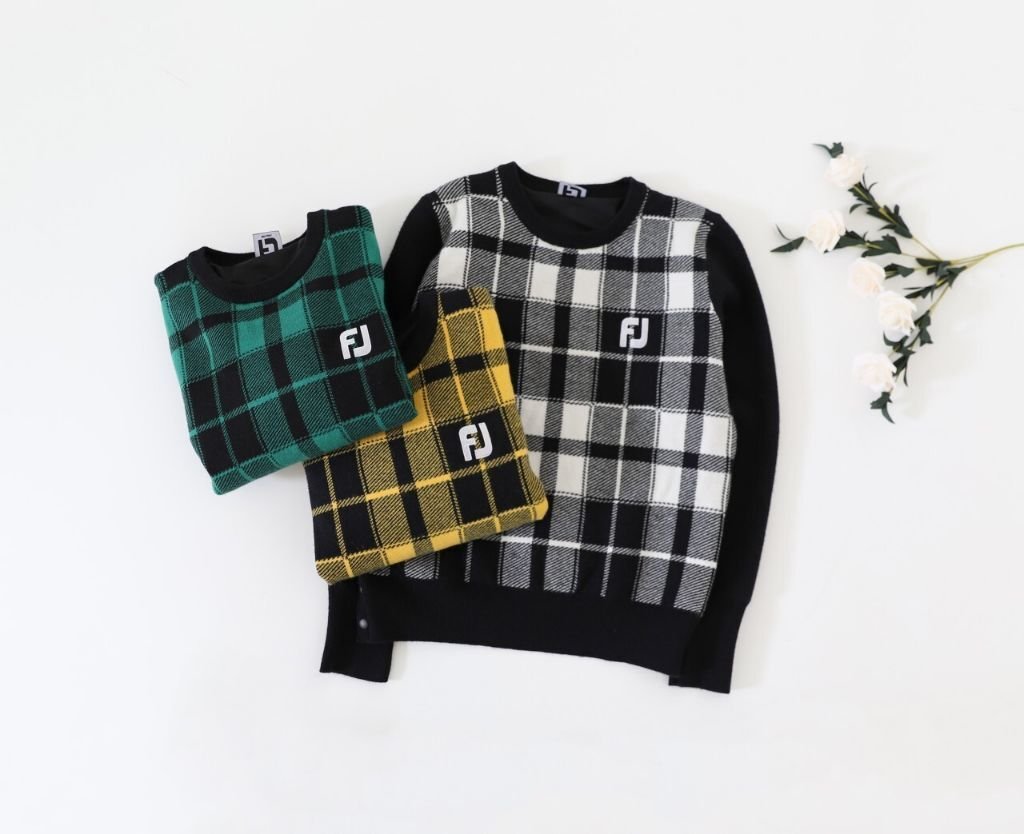 Read more about the article 풋조이 여성 FJ 체크 사각 방풍 니트