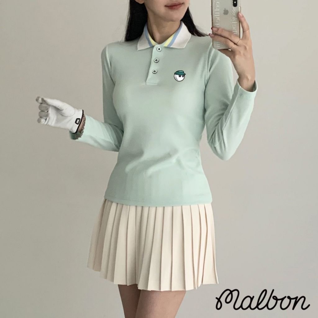 Read more about the article 말본 여성 버킨캡 삼색 긴팔 카라티