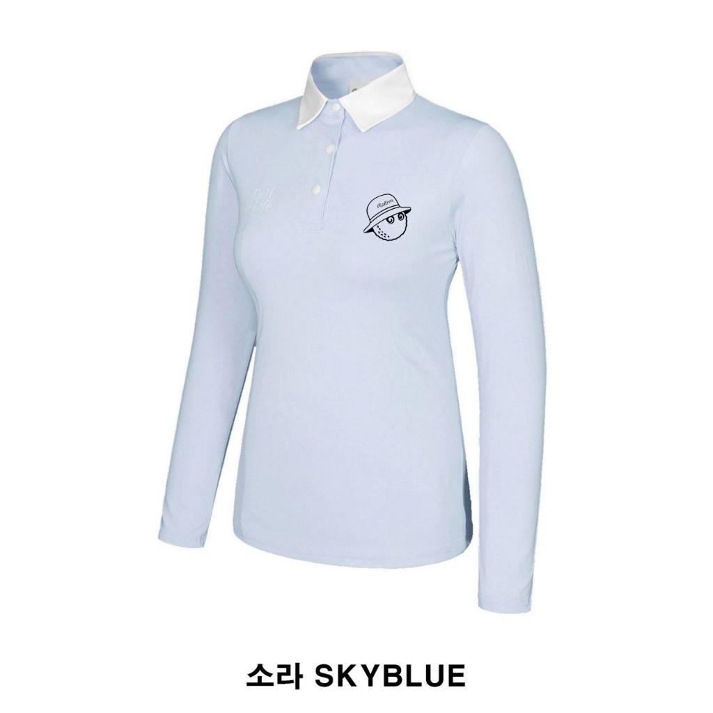 Read more about the article 말본 여성 버킷 베이직 파스텔 긴팔 카라티