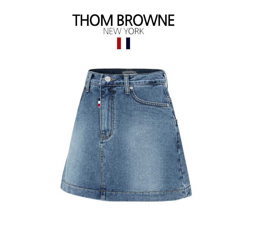 Read more about the article 톰브라운 청색 밑단 포켓 스커트 (치마)