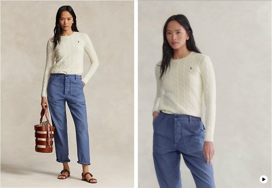 Read more about the article 폴로 여성 꽈배기 램스울 신 케이블 니트