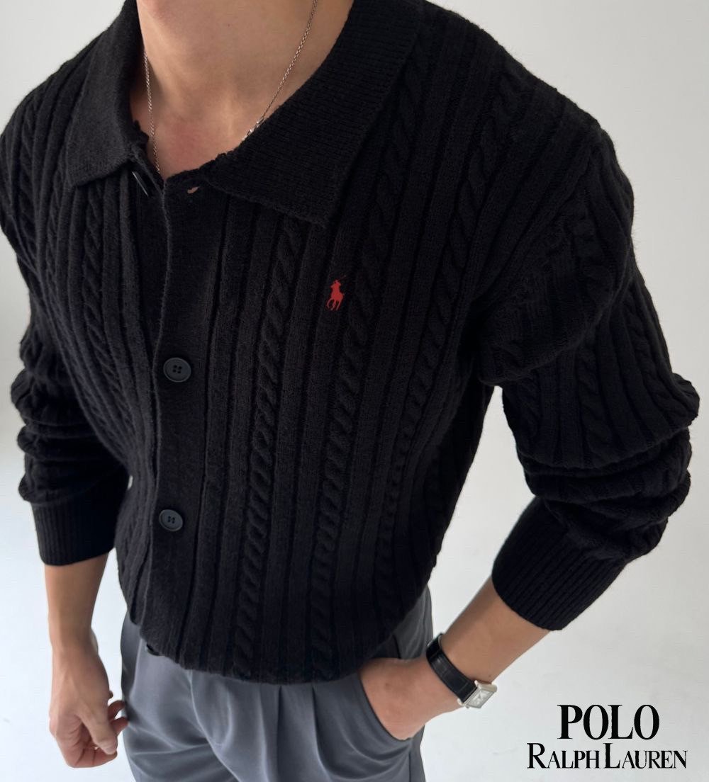 Read more about the article 폴로 랄프로렌 꽈베기 카라 니트 가디건