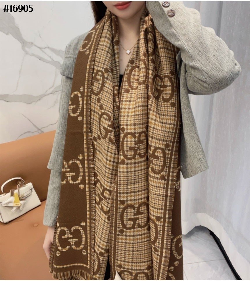 Read more about the article 🔆 [GUCCI] 구찌 리버서블 GG 자카드 울 프린지 머플러 🔆#16905