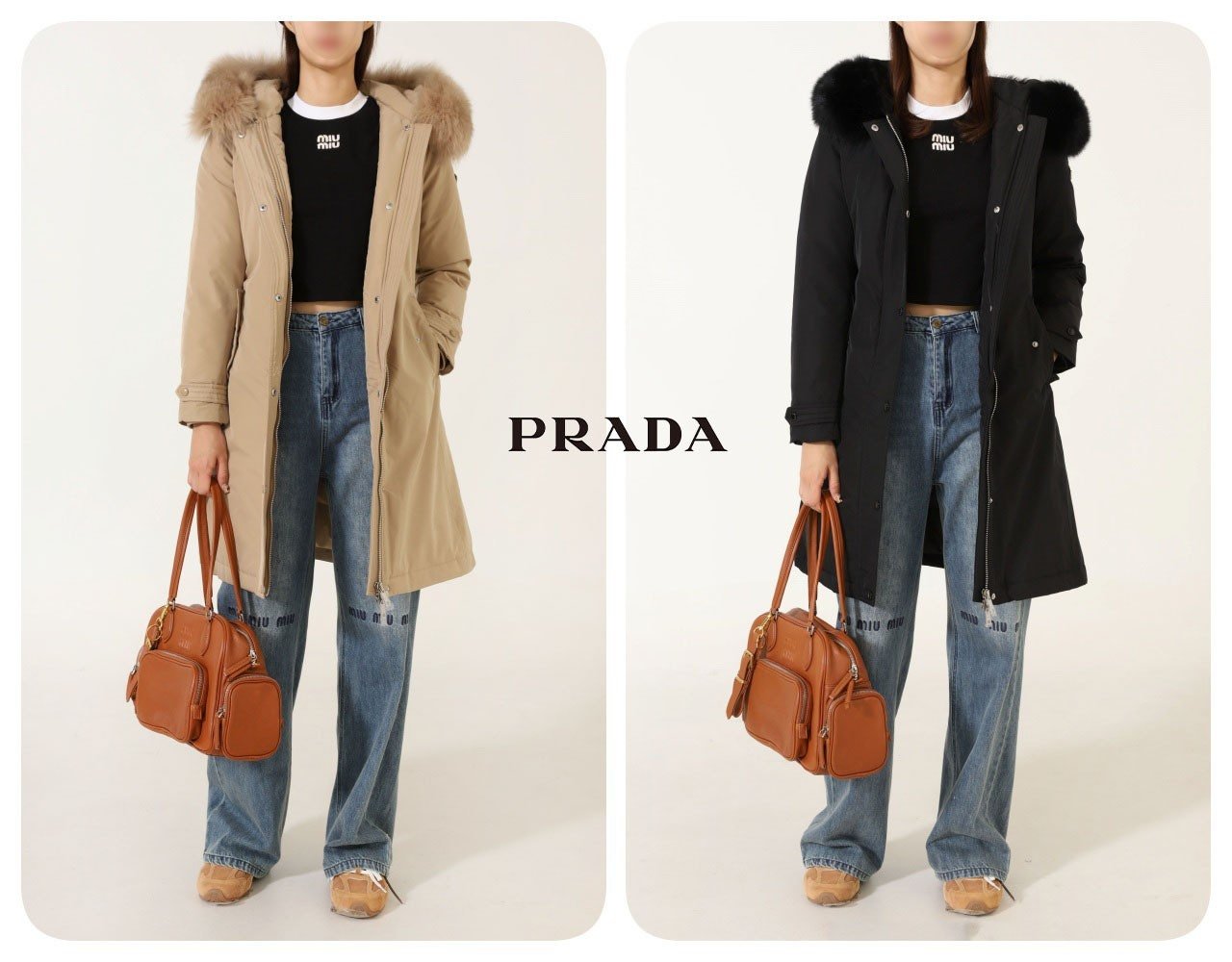 Read more about the article #프라다 [ P*ADA ] 수입 폭스 벨티드 다운 코트 입고💢 #여성상의 #자켓