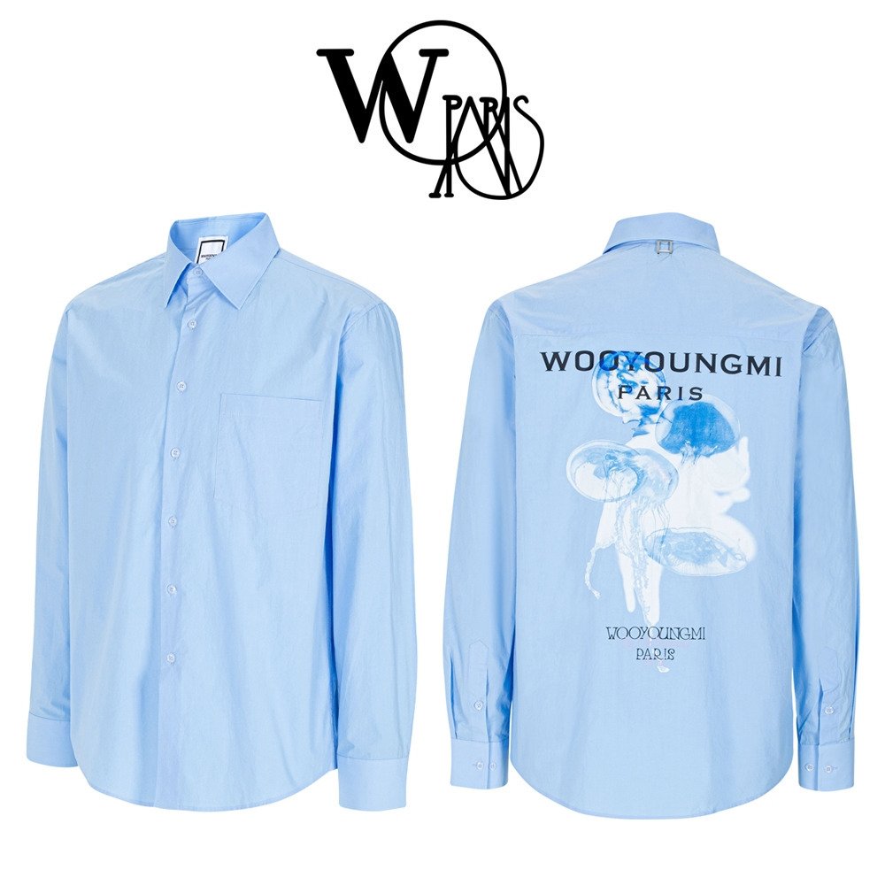 Read more about the article 우영미 젤리피쉬 백로고 셔츠