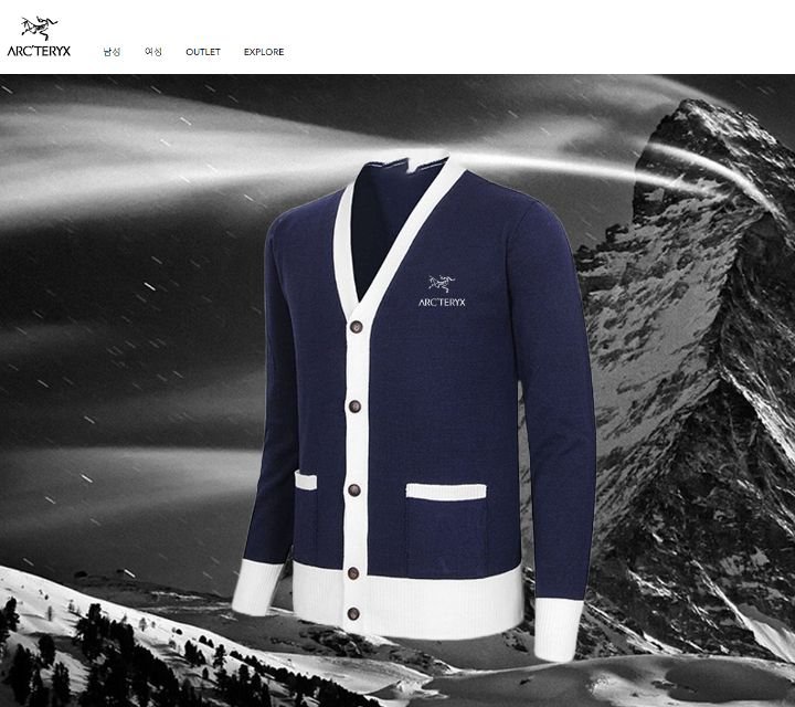 Read more about the article 아크테릭스 소프트 배색 가디건