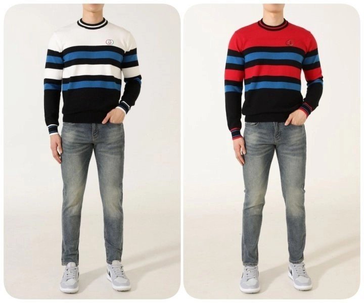 Read more about the article 구찌 자수 로고 라인 캐시미어 니트