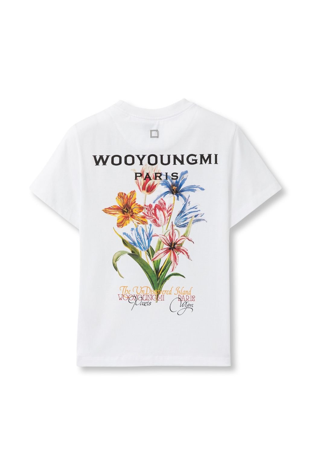 Read more about the article 우영미 Wym 컬러 체인지 플라워 프린팅 반팔티