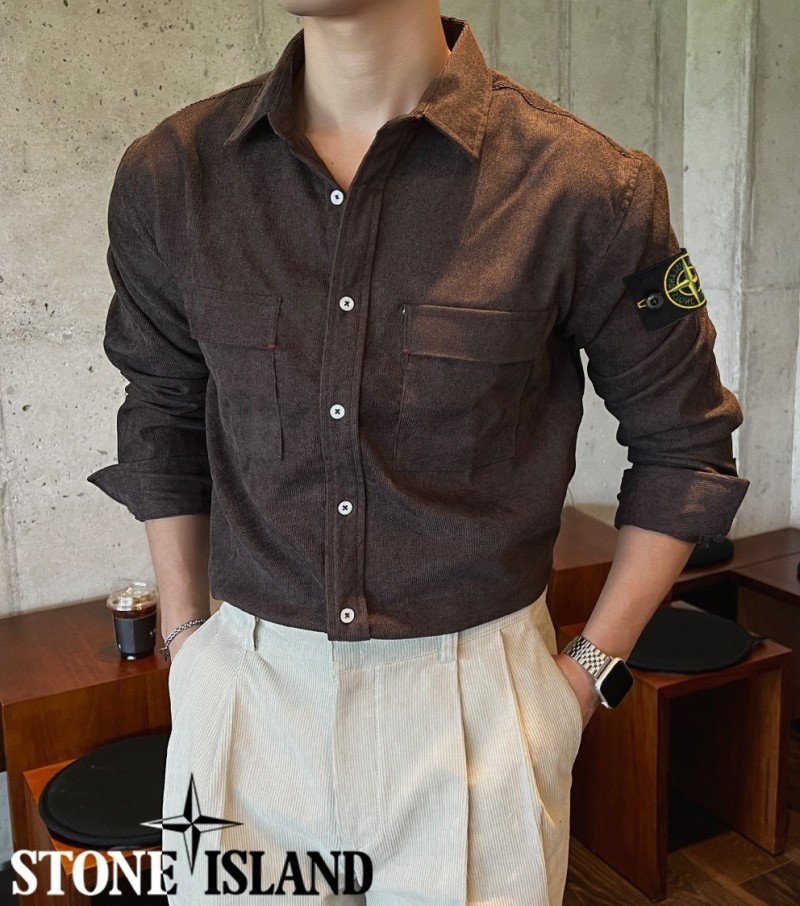 Read more about the article 스톤아일랜드 투포켓 코듀로이 셔츠