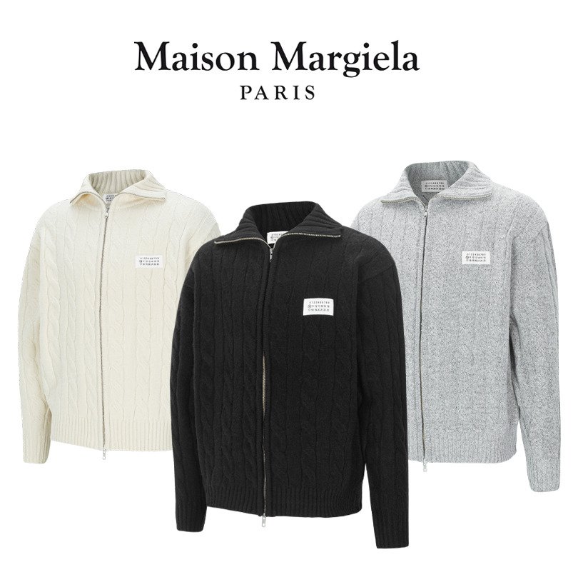 Read more about the article 메종마르지엘라 가슴 로고 투웨이 니트 집업