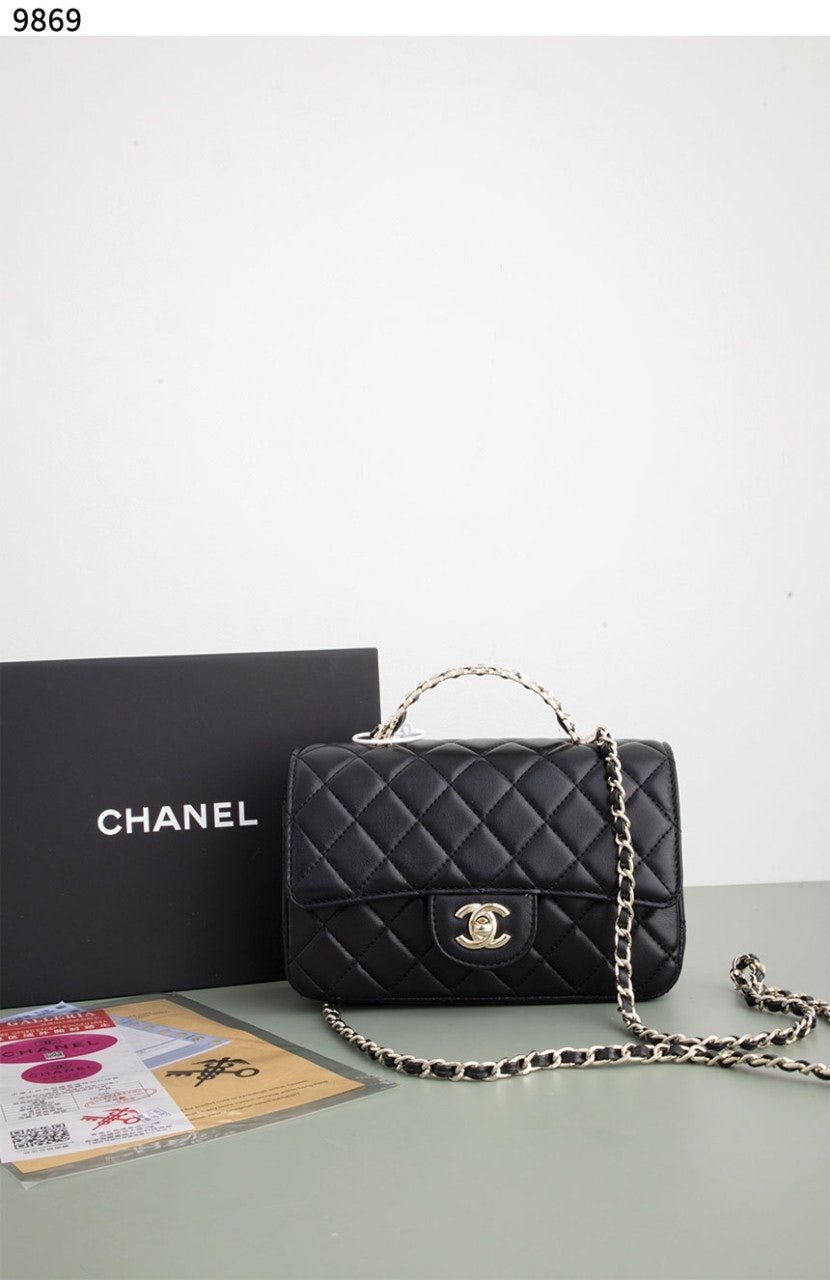 Read more about the article #샤넬 [Chanel] 수입고급 샤넬 크리스탈 탑핸들 미니백 신상입고💢 #가방 #9869