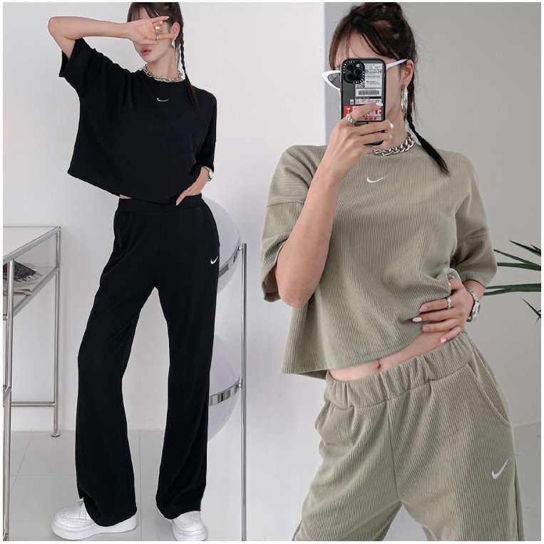 Read more about the article 나이키 여성 링클프리 골지 부츠컷 세트