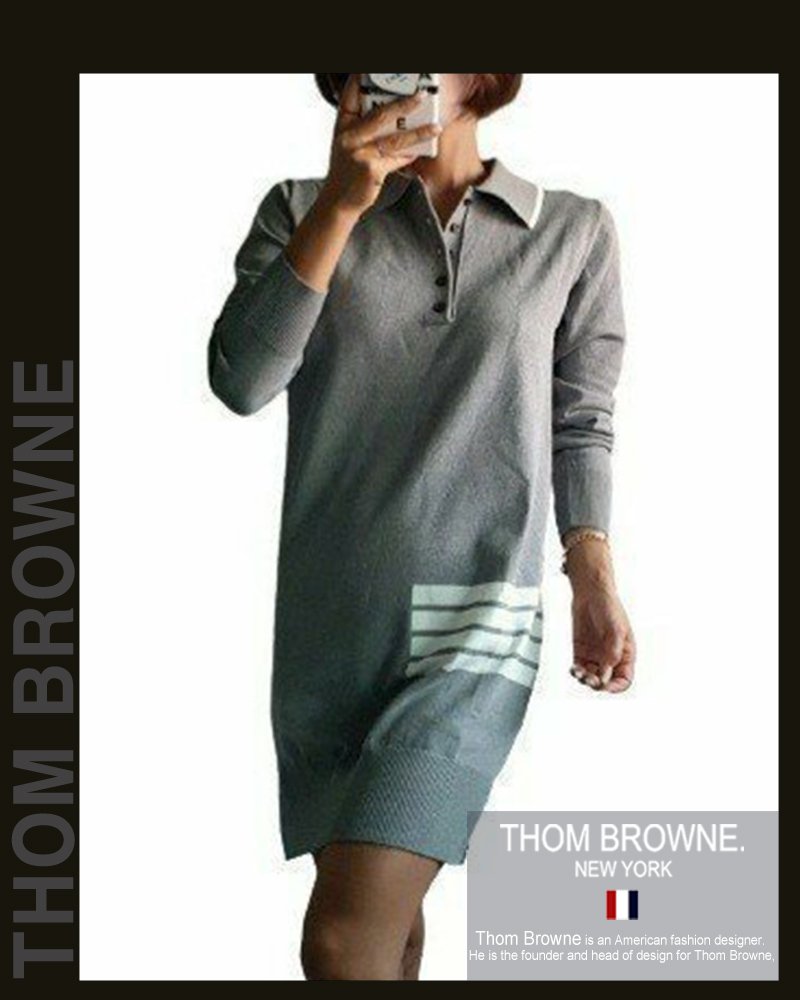 Read more about the article 톰브라운 9752 기본 4선 니트 원피스