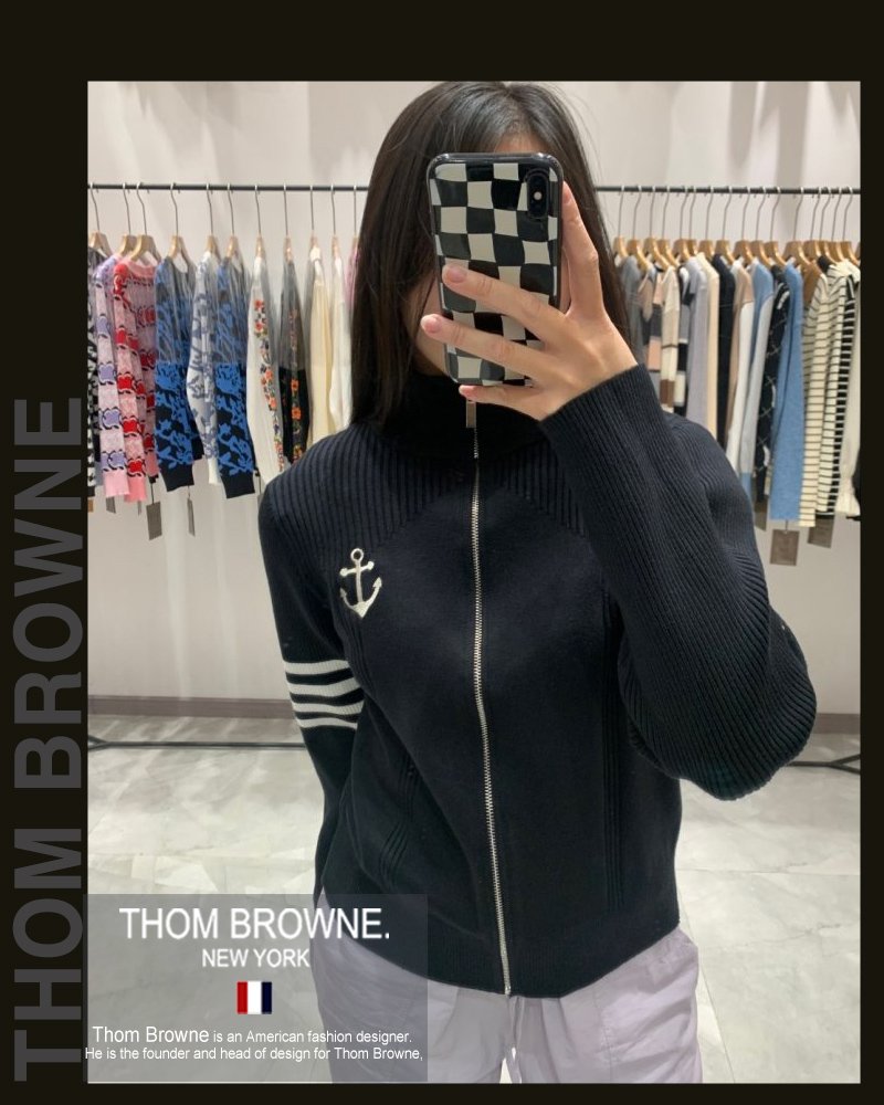 Read more about the article 톰브라운 여성 앵커 니트 집업