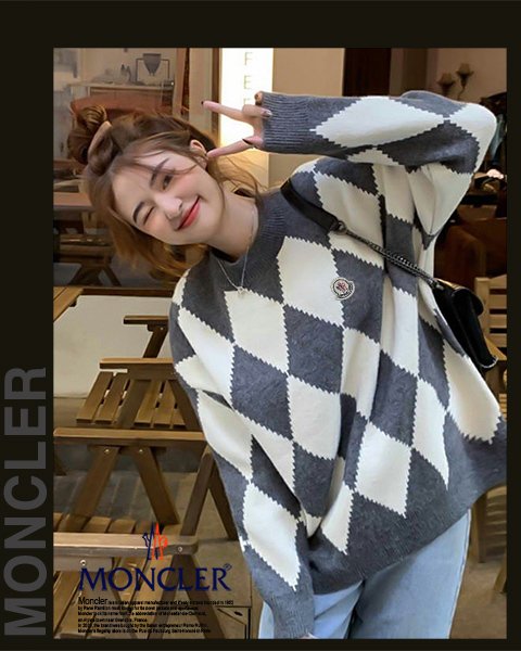 Read more about the article 몽클레어 여성 B113 빅 아가일 니트