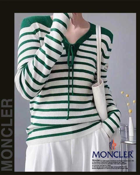 Read more about the article 몽클레어 여성 8455 브이 매듭 ST 니트