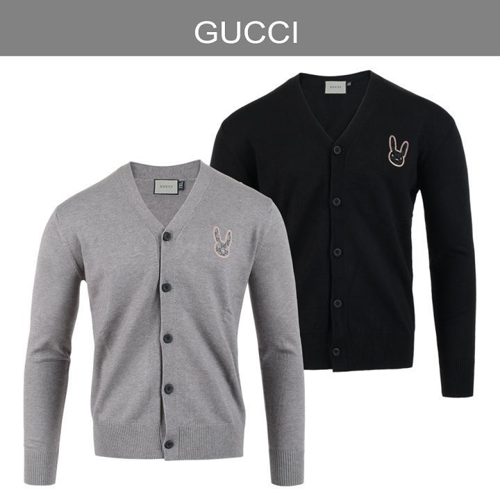 Read more about the article 구찌 레빗 자수 울 가디건