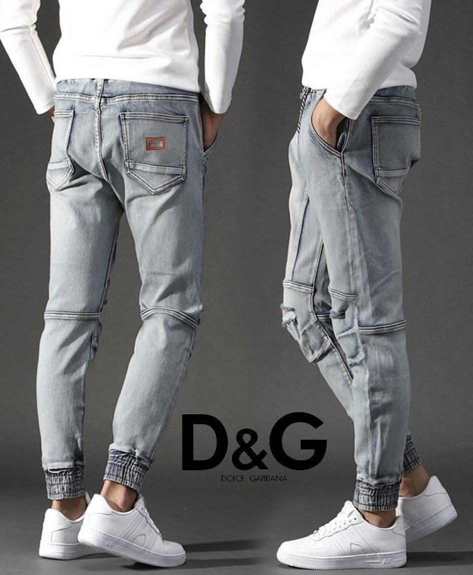 Read more about the article 돌체앤가바나 브라운 코튼 블렌드 조거 청바지