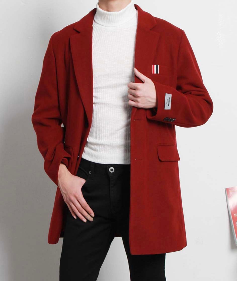 Read more about the article 톰브라운 헤비 멜톤 모직 코트