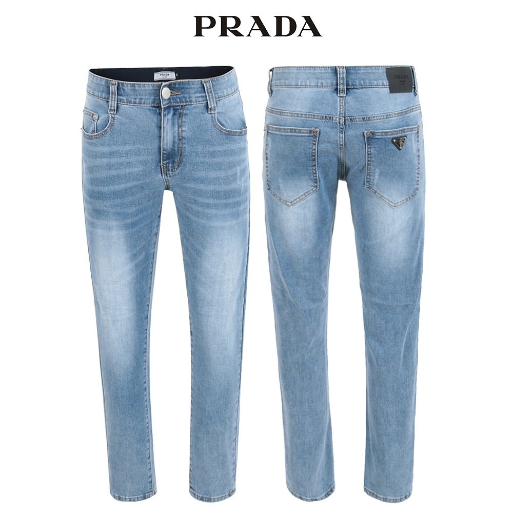 Read more about the article 프라다 히든밴드 라이트블루 청바지