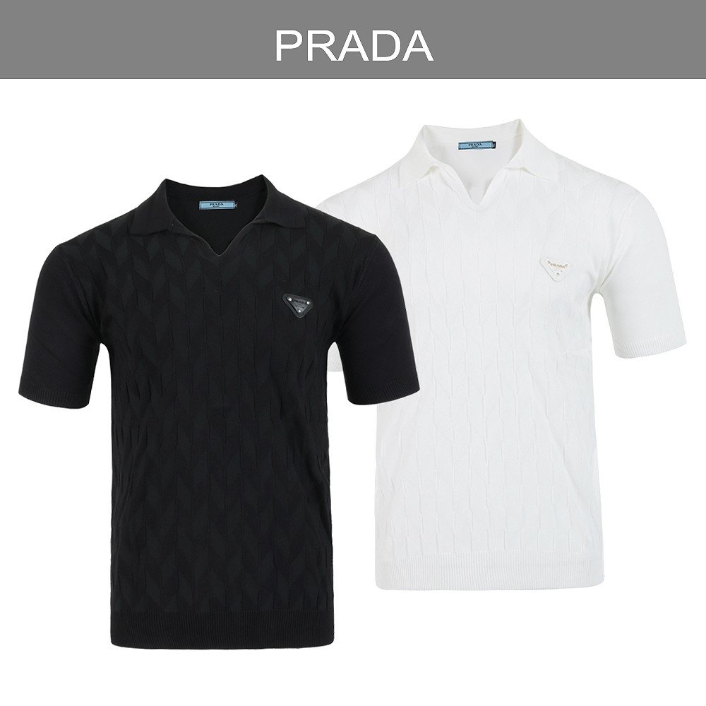 You are currently viewing 프라다 레더 트라이앵글 오픈 카라 니트