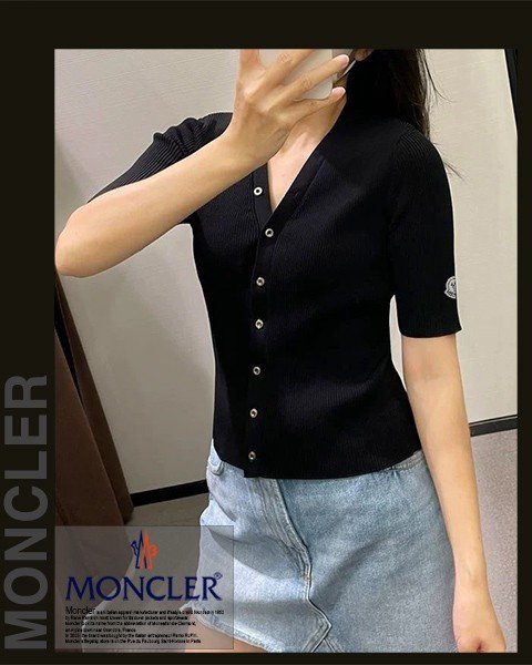 Read more about the article 몽클레어 여성 7270 왼단추 와이넥 반팔 니트 가디건