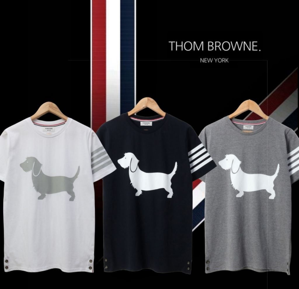 You are currently viewing 톰브라운 강아지 사선 완장 반팔티