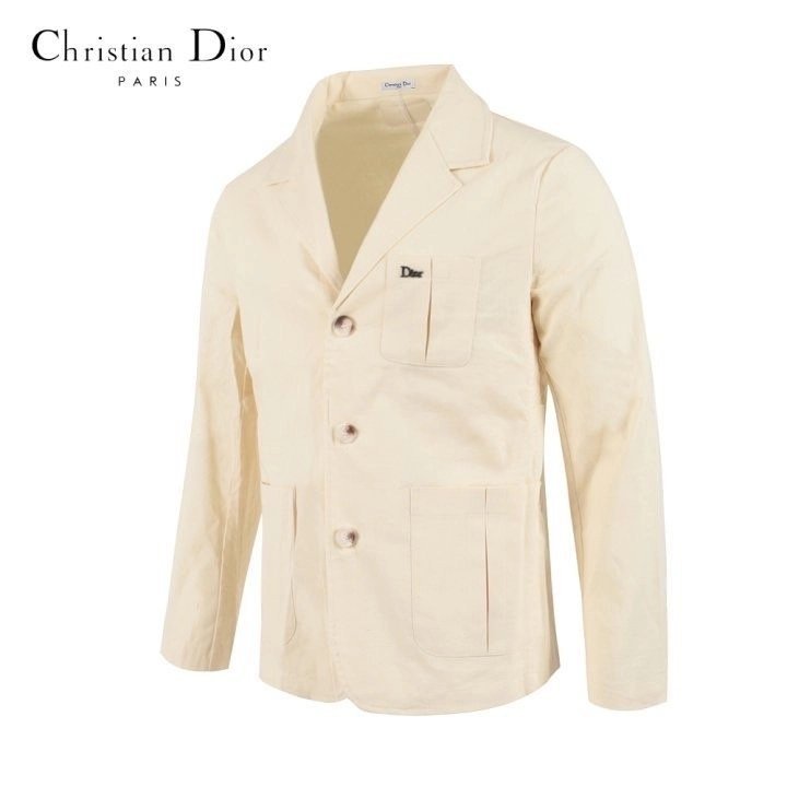 Read more about the article 디올 스틸 로고 쓰리 버튼 코튼 자켓