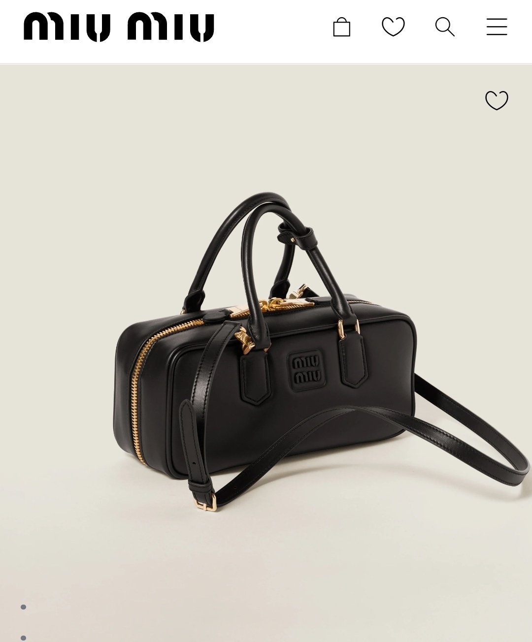 Read more about the article <미우미우 아르카디 토트백 ㅡ미디엄블랙>