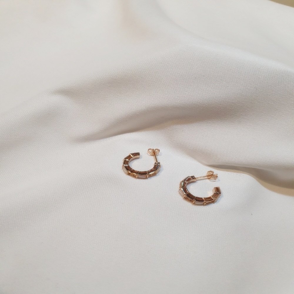 You are currently viewing 불가리 세르펜티 큐빅 앤 화이트 귀걸이