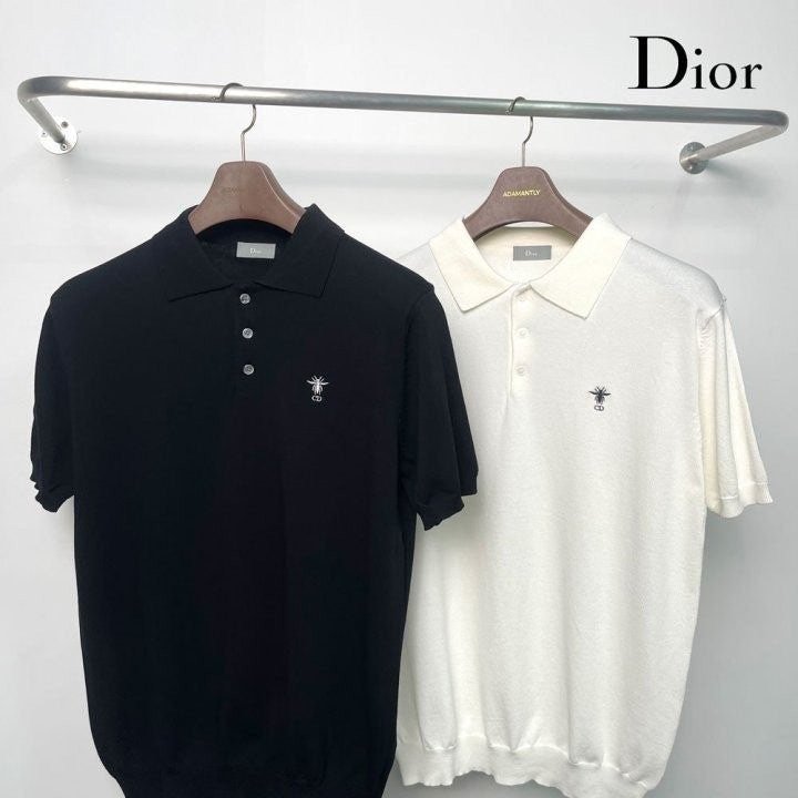 Read more about the article 디올 벌 자수 카라 반팔 니트