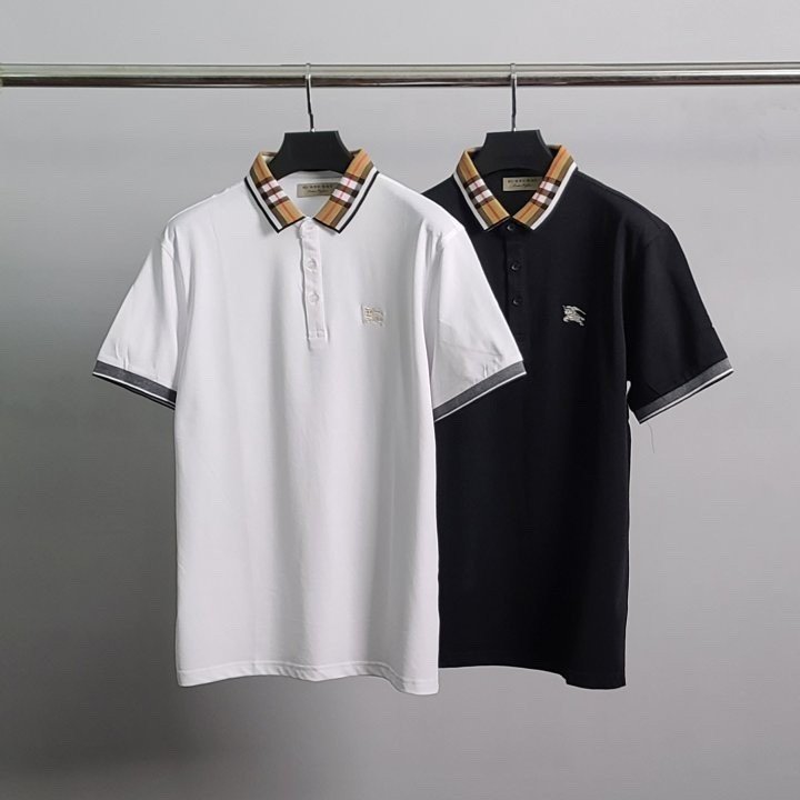 Read more about the article 버버리 체크 카라 기마 자수 PK 반팔 카라티