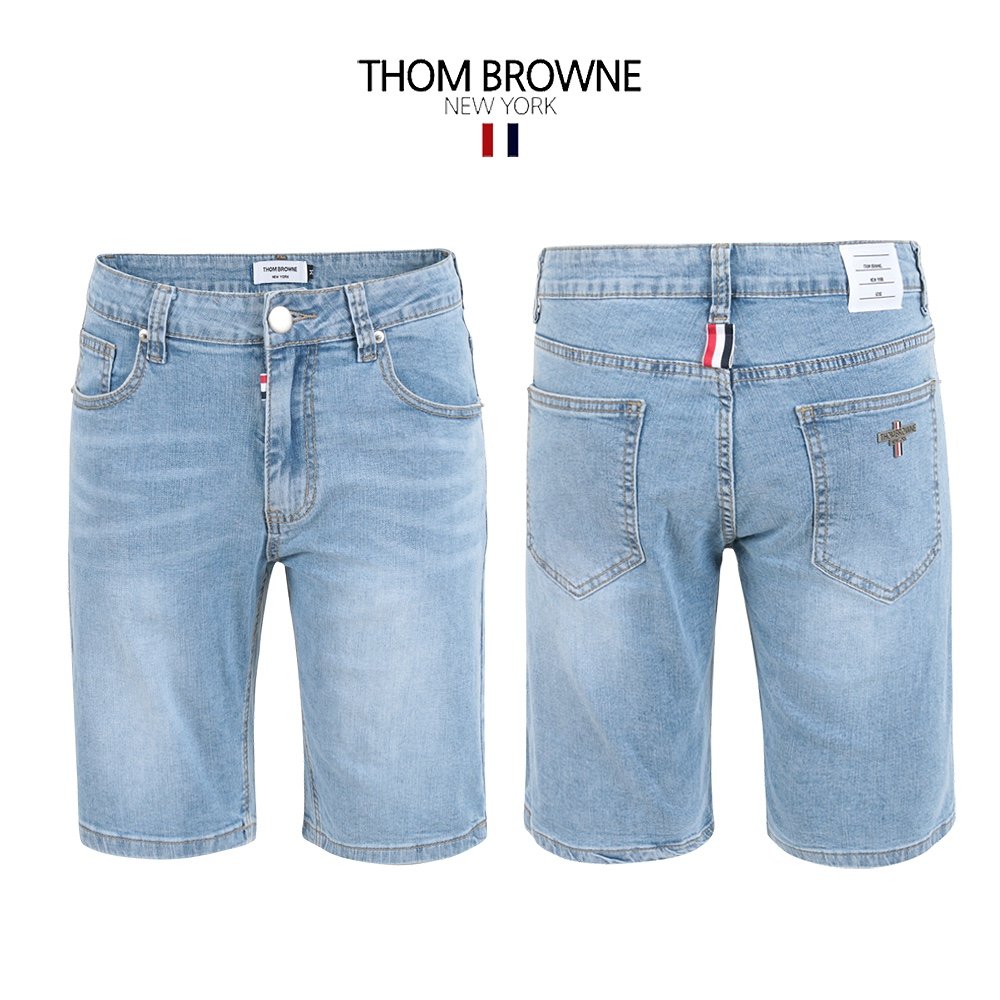 Read more about the article 톰브라운 베이직 올라운드 스판 밴딩 5부 청 반바지