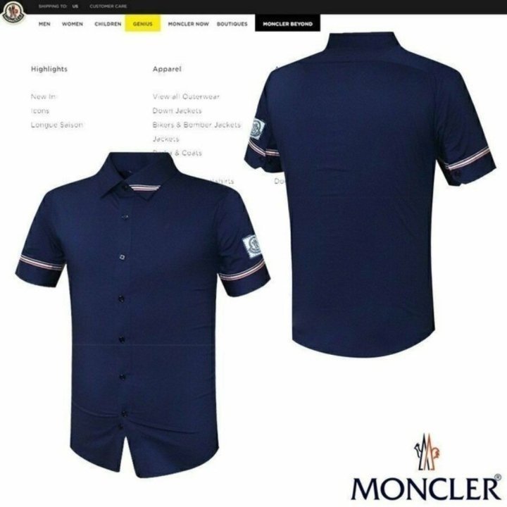 Read more about the article 몽클레어 감마블루 카라 삼선 반팔 셔츠