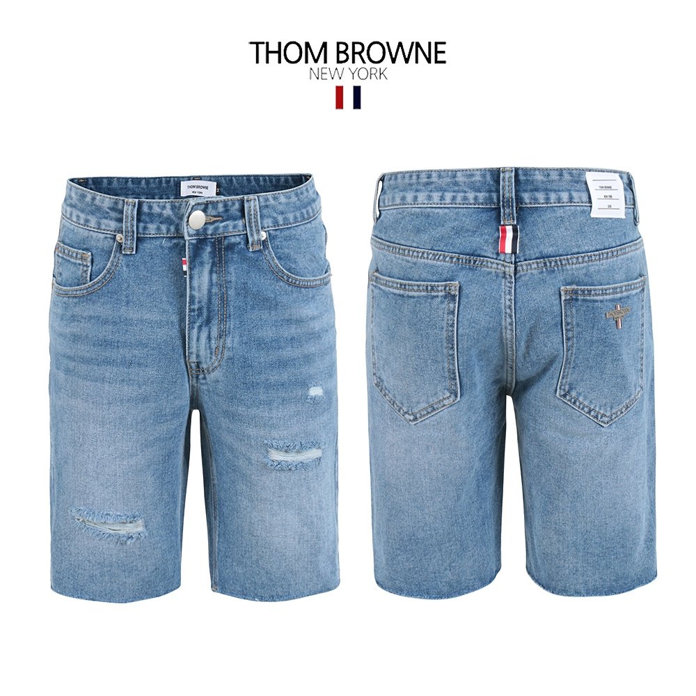 Read more about the article 톰브라운 빈티지 밑단 컷팅 5부 청 반바지