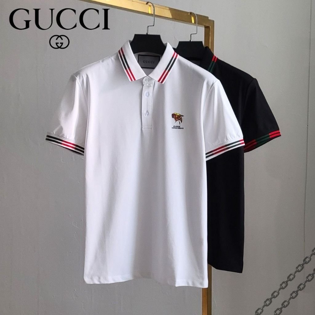 Read more about the article 구찌 벌 자수 배색 PK 반팔 카라티