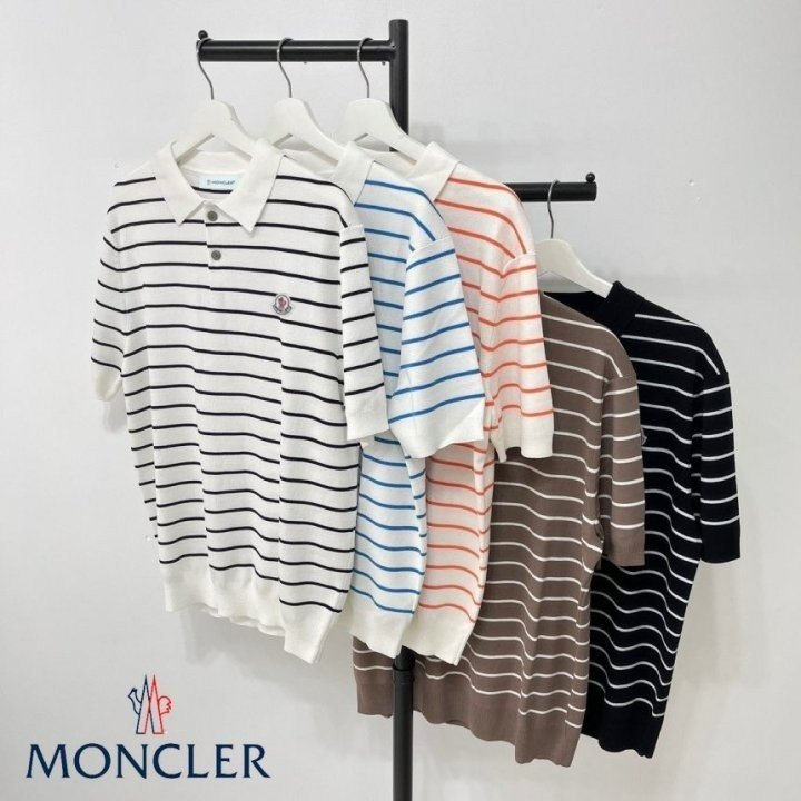 You are currently viewing 몽클레어 린넨 단가라 카라 반팔 니트